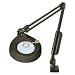 O.C. White DMSC-W Prolite DMLC 3 Diopter Rectangular Magnifier, Table Edge Clamp, White, 45" Reach