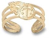 Tennessee Titans Solid 10K Gold Fireball Logo Toe Ring