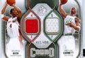2009 SP Game Used Authentic Chris Bosh & Kevin Garnett Dual Game-Worn Jersey Card