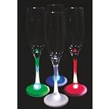 Fortune Products LG-6004 Light-up Champagne Glass, Real Glass, Multi-Function