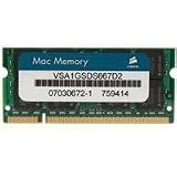 Corsair VSA1GSDS667D2 Value Select 1GB PC2-5300 667MHz 200-Pin SODIMM DDR2 Laptop Memory
