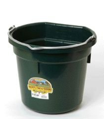 DuraFlex Flat Back Bucket 20 Qt GREEN