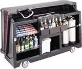 Cambro Cambar Granite Gray Large W/ Premix Soda Gun BAR730DX191
