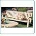 Rustic Natural Cedar 6 FOOT SETTEE - 7