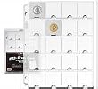 10 (Ten) - BCW Vinyl 20-Pocket Page with Thumb Cut (Also works for Photo Slides) - Coin & Currency Collecting Supplies