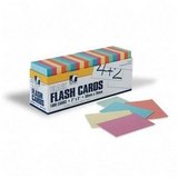 PACON CORPORATION   Blank Flash Cards  2x3  1000 PK  Assorted Colors   PAC74170   Sold as 1000 Per Pack   Mfr Part # 74170