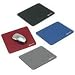 Electronics : Rubber Mouse Pad, 9 1/4w x 7 3/4d x 1/4h, Black (IVR52448)