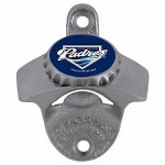 San Diego Padres Wall Mounted Bottle Opener - Mounting Screws Included