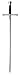 Needle, Sword of Arya Stark. Licensed from George R.R. Martin's "A Song of Ice and Fire."