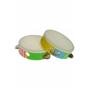 Children's Wooden Musical Instrument - Tambourine Ages 3+ - Wooden Toy