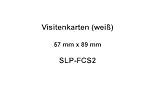 Seiko Instruments Etiketten Visiten,-Besucher,-Informations- Karten, weiß 57mm x 90mm