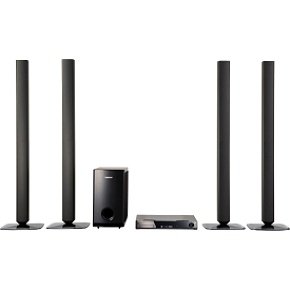 Samsung HT-TZ515T 5.1-Channel 5 Disc Home Theater Surround Sound System (Set of Seven, Black)