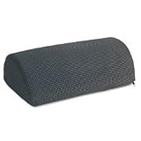 Foot Cushion, Half-Cylinder Design, Foam, 18W x 12D x 6H, Black SAF92311