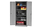 Paramount Storage Cabinet Easy Assembly 36x18x78 Gray