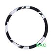 Animal Print Elastic Steering Wheel Cover - Cow