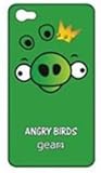 Angry Birds Green Pig King Closeup iPhone 4 Case