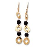 Sardelli - 14k Onyx & Gold Dangle Earrings