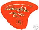 from Landstrom sharkfin 10 Sharkfin guitar picks plectrums - thru red