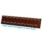 Easy Track RA1200-T Sliding 20 Tie Rack, Truffle