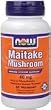 NOW MAITAKE MUSHROOM 25% STANDARDIZED EXTRACT - 60 MG - 60 VEGETARIAN CAPSULES
