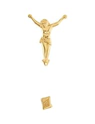 Genuine IceCarats Designer Jewelry Gift 14K White Gold Corpus And Placard. 16.50X12.50 Mm Corpus And Placard In 14K White Gold