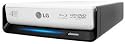 LG - BE06LU10 External LightScribe Blu-Ray Burner/HD DVD Player