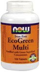 Eco-Green Multi Vitamins Iron Free 120 Tabs NOW Foods