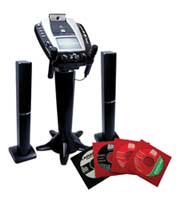 Singing Machine STVG-999 Pedestal Karaoke System with Tower Speakers, Camera, Monitor and Radio