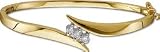 3/8ctw 3-Stone Diamond Bangle Bracelet