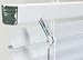 Battalion 2ZGU2 Mini Blinds, L 77 In, W 10 In, White