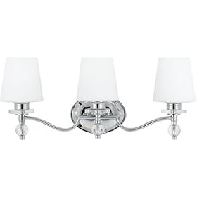 Quoizel Hollister 3 Light Bath and Vanity Fixture Polished Chrome