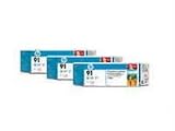 HP 91 Light Cyan 3 Ink Multi Pack