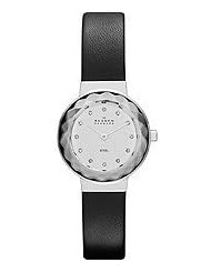 Skagen Classic Black Leather Womens Watch Skw2005