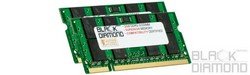 2GB 2X1GB RAM Memory for Asus Eee Box EB1502 DDR2 SO-DIMM 200pin 667MHz Black Diamond Memory Module Upgrade