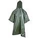 All-Weather Waterproof Poncho Non-Conductive Pvc Material Hood With Drawstring Closure