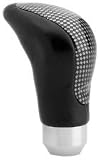 SHIFT KNOB PISTOL BLACK LTHR CF - Speed Industries -
