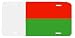 Madagascar Malagasy Flag Vanity Auto License Plate
