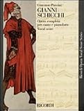 Gianni Schicchi - Puccini - Opera Vocal Score