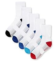 5 Pairs of Cotton Rich Dotted Sports Socks