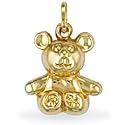 Jewelco London 9ct Yellow gold Teddy Charm ( 0.7g )