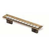 128mm CTC Antique Brass / Almond Bistro Pull