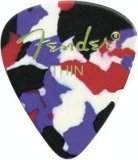 Fender Classic Celluloid 12 Pack Picks - Confetti - Thin