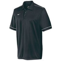 Nike Men's Play Action Pass Sideline Polo Shirt Black-XL