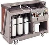 Cambar Portable Bar, 67-1/2''L, Includes Sealed-In Cold Plate, 80 Lb. Ice Sink W/Cover, 7-Bottle