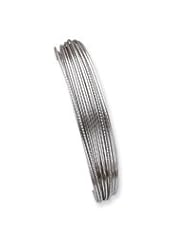 Sterling Silver 14mm Polished Rounded Fancy Cuff Bangle Bracelet QB201"