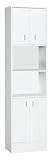 Ambientehome 54030 Hochschrank Onon 29 x 50 x 195 cm, weiß