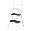 Cosco 11-130WHT Chair/Step Stool, White