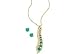 Jewelry : Signature Genuine Emerald Journey Set GOLD-TONE