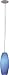 WAC Lighting PLD-G451-BL Bongo - One Light Monopoint Pendant, Blue Finish