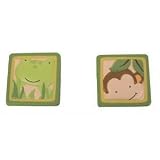 Lambs & Ivy Papagayo Drawer Pulls, Green
